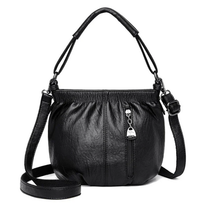 👜✨ Lässige Plisseetasche aus weichem Leder ✨ – Praktische Beuteltasche mit Stil 💼 Leicht, langlebig & perfekt für den Alltag! 🌟