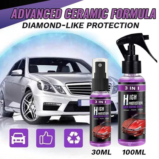 🔥Sista dagen 50% rabatt🔥3 i 1 högskyddad snabb bilbeläggningsspray