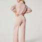 Dames Zachte en Comfortabele 2-delige Loungewear Set