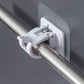 🚪 50% RABATT NU! 🔧 Spikfria Justerbara Gardinstångshållare (Set med 2) – Stark Självhäftande Bas – Perfekt för Gardiner & Duschdraperier – Enkel Montering & Flyttbar 🏠