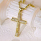 ✝️ 50% RABATT NU! 🔥 Jesus Krucifix Halsband – 14K Äkta Guldbelagt, Andligt Skydd & Presentredo Box 🙏