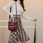 👜✨ Lässige Plisseetasche aus weichem Leder ✨ – Praktische Beuteltasche mit Stil 💼 Leicht, langlebig & perfekt für den Alltag! 🌟