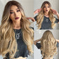 Vacker fluffig lång lockigt hår peruk💘50 % rabatt!💇Vacker, fluffig lång lockig peruk – naturlig, bekväm och justerbar!