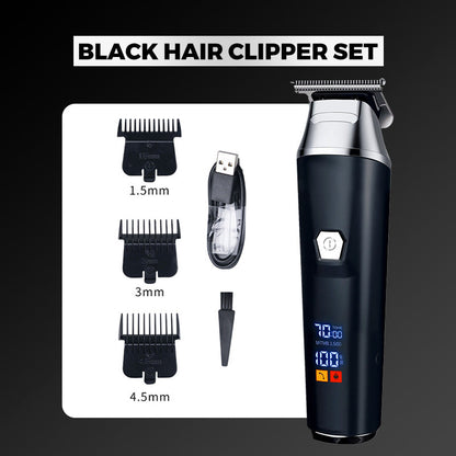 🎉Tidigt Bird-pris-56% OFF🎁 Hushåll Digital Display Professionell Elektrisk Hårklippare Set✂️