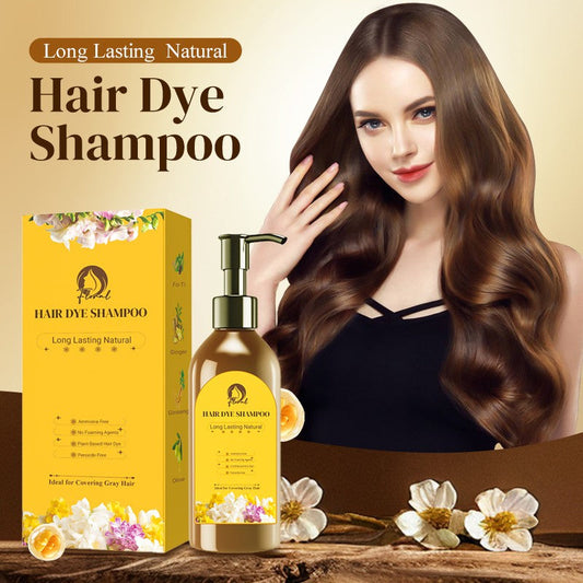 ❤️‍🔥Hot Sale 49% OFF✨Långtidsverkande schampo för naturlig hårfärg