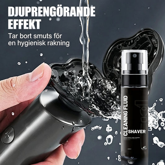Rengöringsspray för skydd till elektrisk rakapparat