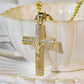 ✝️ 50% RABATT NU! 🔥 Jesus Krucifix Halsband – 14K Äkta Guldbelagt, Andligt Skydd & Presentredo Box 🙏