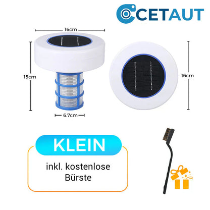 Kristallklar pool - utan kemikalier, med solenergi! 🌞SOLJONISERARE FÖR KRISTALLKLART VATTEN I POOLEN
