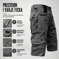 🩳 50% RABATT NU! 🏔️ Herr Outdoor-shorts med 8 Fickor – Slitstark Bomull & Justerbar Midja – Perfekt för Vandring, Fiske & Resa 🌲