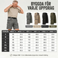 🩳 50% RABATT NU! 🏔️ Herr Outdoor-shorts med 8 Fickor – Slitstark Bomull & Justerbar Midja – Perfekt för Vandring, Fiske & Resa 🌲