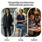 🌸Vårrea 53 % rabatt👕Modetopp i enfärgat tyg med korta ärmar