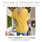👚 45% RABATT NU! 🌿 Damernas casual V-ringad T-shirt – Mjuk bomullsblandning & flödande fåll – Luftig vardagsfavorit – perfekt för varma dagar eller avslappnad stil 🍃