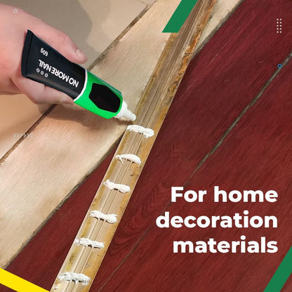 🔧 KÖP 1 FÅ 1 ✨ Nagelfritt Lim för Alla Ändamål - Omedelbar Häftning på Trä, Metall, Keramik & Plast med Vattentät Formel 💧🛠️