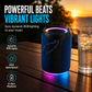 🌈 Kraftfull vattentät Bluetooth-högtalare med dubbla ljusringar – HiFi-ljud & 40 W toppeffekt för utomhusfester ✨