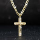 ✝️ 50% RABATT NU! 🔥 Jesus Krucifix Halsband – 14K Äkta Guldbelagt, Andligt Skydd & Presentredo Box 🙏