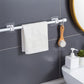 🚪 50% RABATT NU! 🔧 Spikfria Justerbara Gardinstångshållare (Set med 2) – Stark Självhäftande Bas – Perfekt för Gardiner & Duschdraperier – Enkel Montering & Flyttbar 🏠