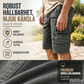 🩳 50% RABATT NU! 🏔️ Herr Outdoor-shorts med 8 Fickor – Slitstark Bomull & Justerbar Midja – Perfekt för Vandring, Fiske & Resa 🌲
