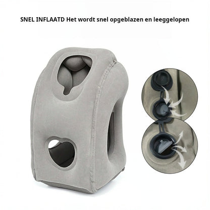 ⏰ Bärbar, uppblåsbar, ergonomisk resekudde: njut av en bekväm natts sömn när som helst, var som helst 🧳💤