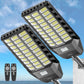 ☀️  Solcellsdriven LED-gatlykta – extremt stark utomhusbelysning för säkerhet