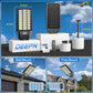 ☀️  Solcellsdriven LED-gatlykta – extremt stark utomhusbelysning för säkerhet