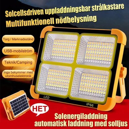 🔆 50% RABATT! 💡Bärbar solar utomhusljus – Perfekt för trädgård & camping 💛🔋