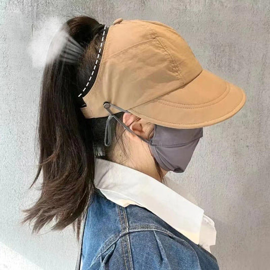 🧢 50% RABATT! ☀️ UV-skydd Utomhus Ihålig Solhatt – Andningsbar, Hopfällbar & Perfekt För Resor & Stranden 👒