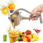 🍋 50% RABATT NU!🍊 Rostfritt Stål Manuell Juicer – Tung Citruspress & Frukt Press – Hälsosam Färsk Juice Tillverkare för Kök & Bar 🥤