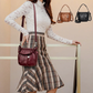 👜✨ Lässige Plisseetasche aus weichem Leder ✨ – Praktische Beuteltasche mit Stil 💼 Leicht, langlebig & perfekt für den Alltag! 🌟