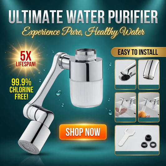 🚰 50% RABATT NU! ✨ 1080° Vridbar Kranförlängare – Nå Varje Hörn – Smart Rengöring & Mindre Stänk – Perfekt för Kök & Badrum 🌊