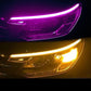 🎉 2026 REA — Över 28 000 sålda!💡 2-pack Flexibel LED-flytande signallampa för bil - Vattentät Tvåfärgad 12V Slinga ⚡