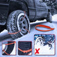🚗 50% RABATT! ❄️ Universella Återanvändbara Anti-Skid Nylon Däckkedjor – Säker Körning i Vinter ✨
