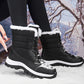 👢 40% REA NU! 🔥 Vattentäta Vinterkängor för Kvinnor - Varma & Skyddande, Perfekt för Snö och Kallt Väder