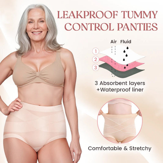 🌷🔥 Varm försäljning, köp mer få mer gratis💥👉Ultimate Comfort High Waist Leak Proof Shapewear Panties❤️🩲