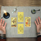Lyxigt gyllene tarotkortlek