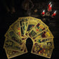 Lyxigt gyllene tarotkortlek
