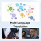 🎧🤖G08 Smart Translator Headset, öronklämma ows Smart färgskärm Bluetooth Headset – Översätt 40 språk i realtid, inklusive sällsynta samiska dialekter!" 💬✨