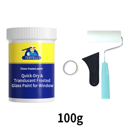 Snabbtorkande och genomskinlig frostat glasfärg för fönster