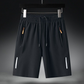 🩳 50% RABATT 🌬️ | Herrshorts med Elastisk Midja – Andningsbara & Säkra Fickor