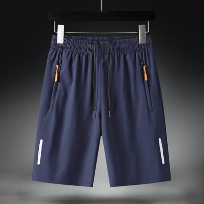 🩳 50% RABATT 🌬️ | Herrshorts med Elastisk Midja – Andningsbara & Säkra Fickor