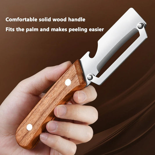 🥕 KÖP 1 FÅ 1 GRATIS! ✨ Multifunktionell Grönsaksskalare för Köket – Rostfritt Stål, Ergonomiskt Handtag & Perfekt för Frukt & Grönsaker 🔪