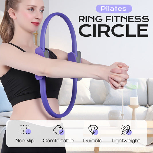 🏃‍♀️ 57% RABATT NU! 🌀 Pilatesring – Förbättrar bålens styrka, Lätt och Perfekt för Hemma/Resor 💪