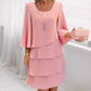 👗 50% RABATT 🌸 | Damklänning med Volanger & Utsvängda Ärmar