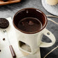 🔥Keramisk chokladfonduemugg