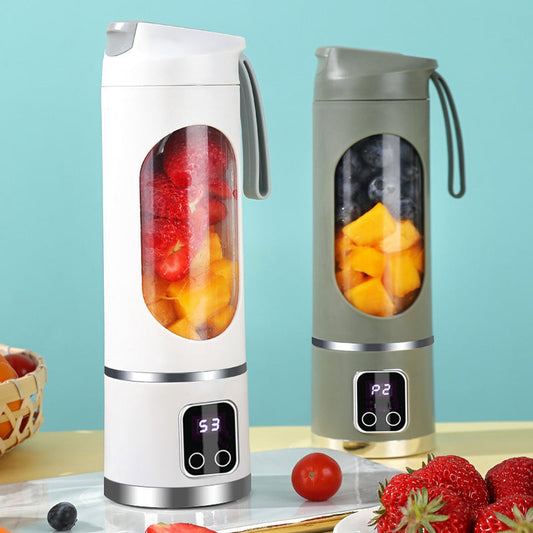 🥤 50% RABATT NU! ⚡ Färsk Juice på Några Sekunder – Kompakt & Sladdlös – Perfekt för Kontor, Gym & Resor – 450ml Kapacitet 🍎