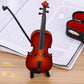🎻 KÖP 2, FÅ 1 GRATIS! 🎉 Miniatyrviolinmodell – Exakt Detaljrikedom, Perfekt Smycke & Dekoration 📦