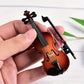 🎻 KÖP 2, FÅ 1 GRATIS! 🎉 Miniatyrviolinmodell – Exakt Detaljrikedom, Perfekt Smycke & Dekoration 📦