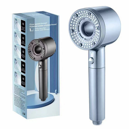 🚿 50% RABATT! ✨ HÖGTRYCKSDUSCHHUVUD - 5 Inställningsbara Strålar, Enkel Installation & Vattensnål Design, Rostfritt för ett Lyxigt Duscharfarenhet 🌟🛁