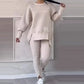 👚 54% RABATT NU! ✨ Avslappnat Set med Sweatshirt och Leggings för Kvinnor