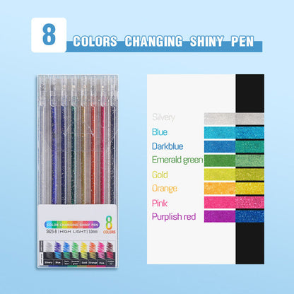 ✨ KÖP 2, FÅ 1 GRATIS! 🎉 Glitter Gel Pen Set – Skriv Glatt, 10 Färger & Snabb Torkning 📦