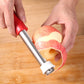 🍎 KÖP 1, FÅ 1 GRATIS! 🔪 Rostfritt 2-i-1 Fruktkärnare & Skalare – Skär, Urkärna & Servera Som En Proffskock! ✨